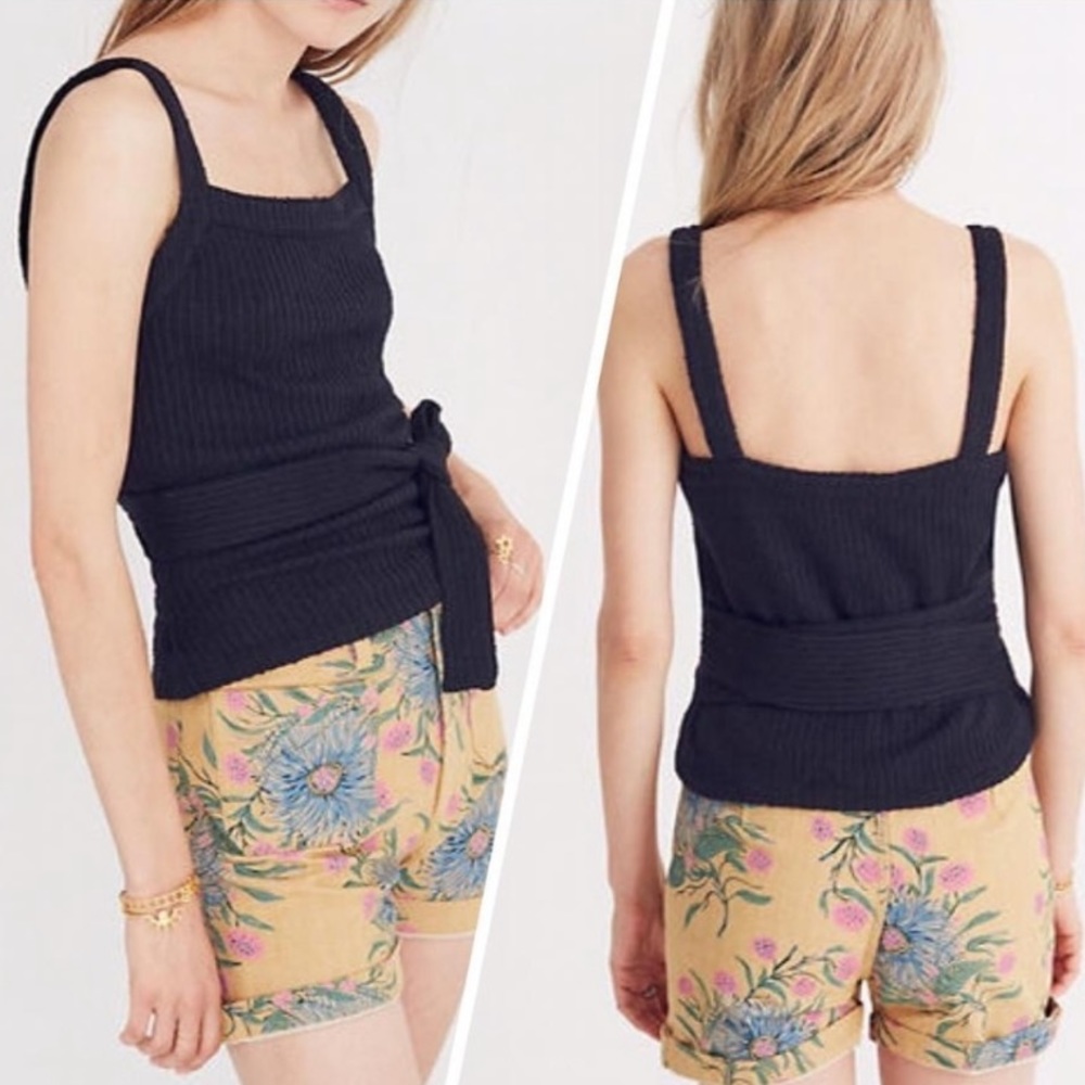 Madewell Sweater Tank Top with Tie